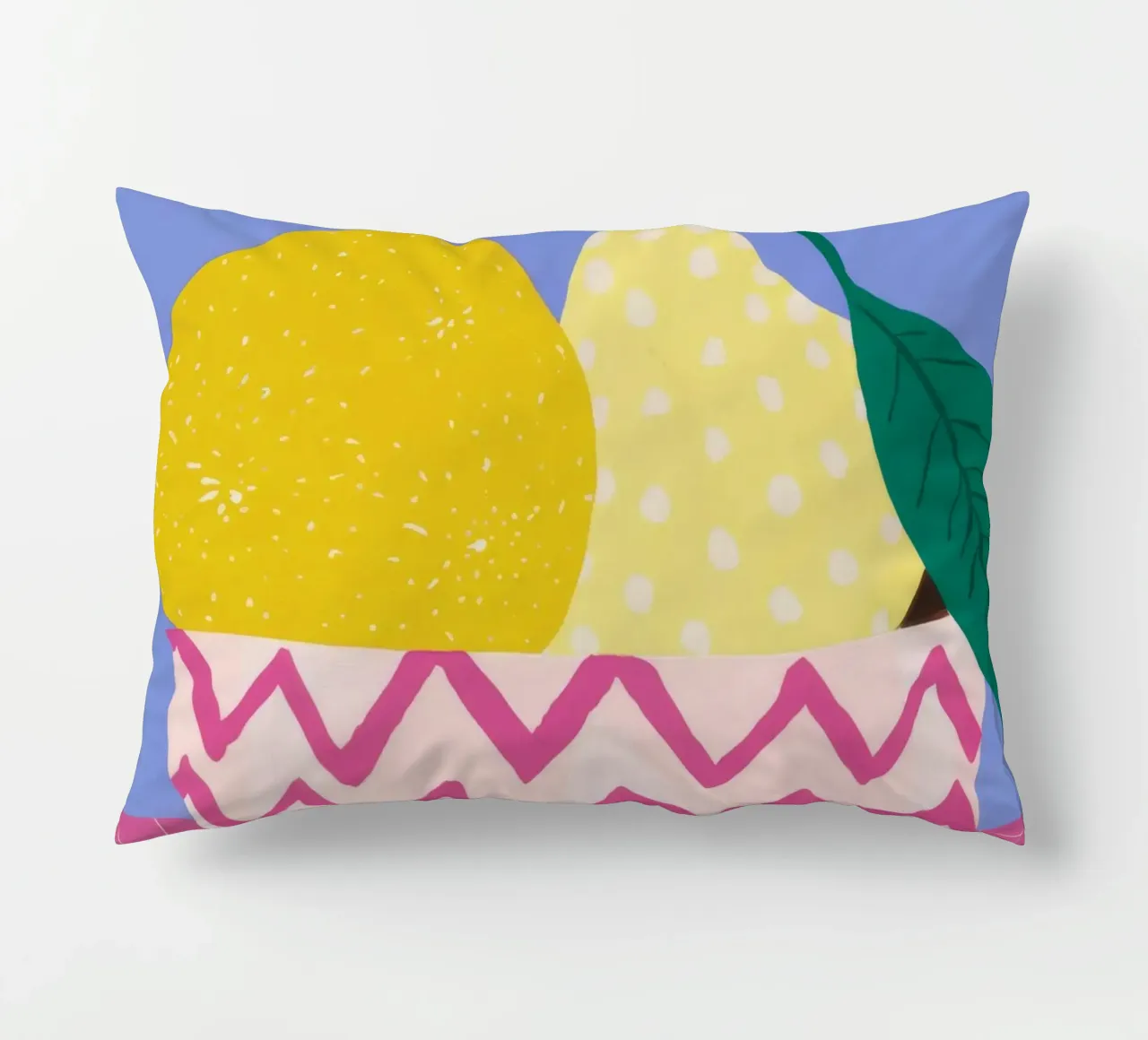 Geometric Pear Duo decorative cushion by Terra Tone