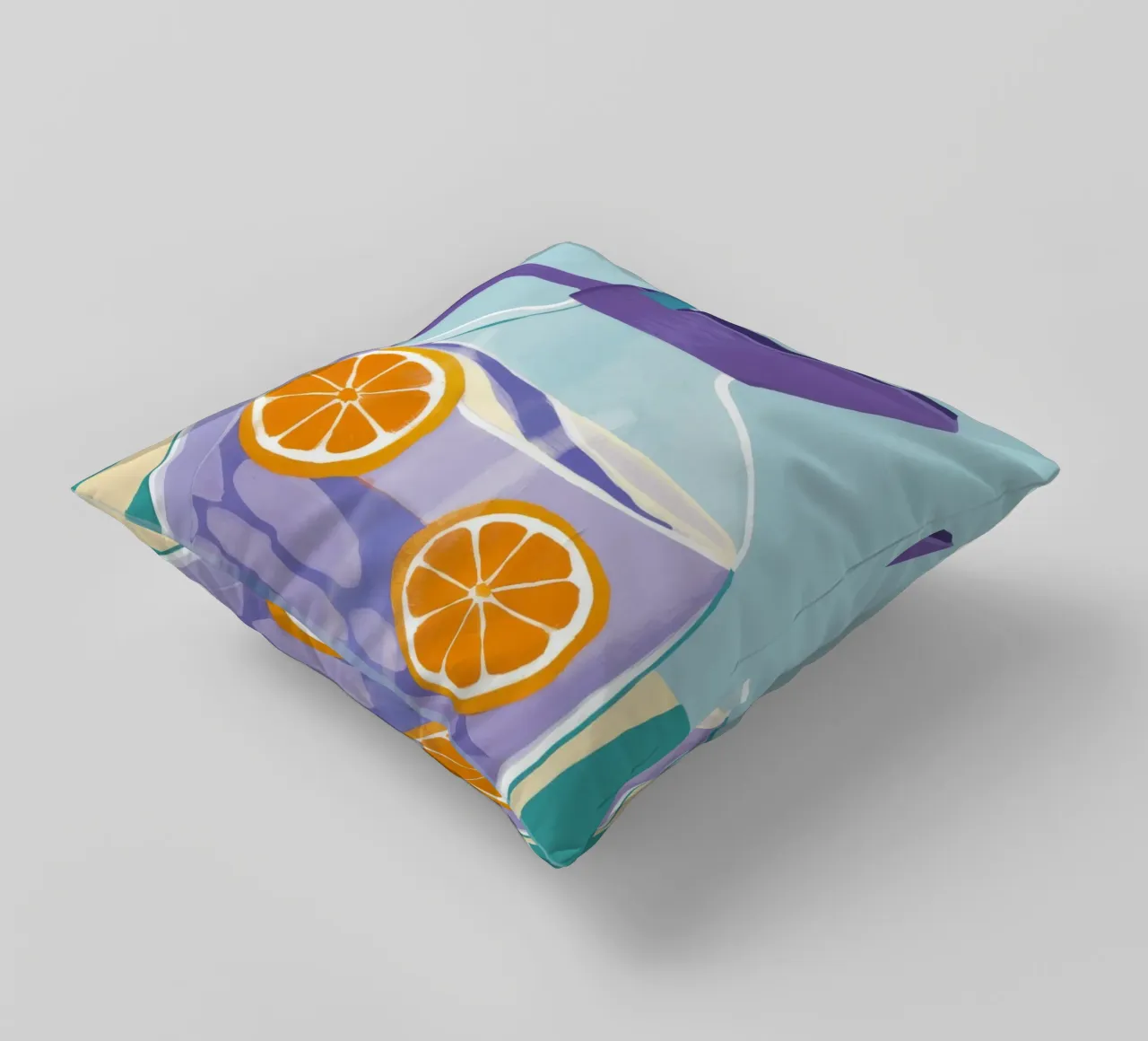 Crystal Citrus Infusion decorative cushion by Terra Tone