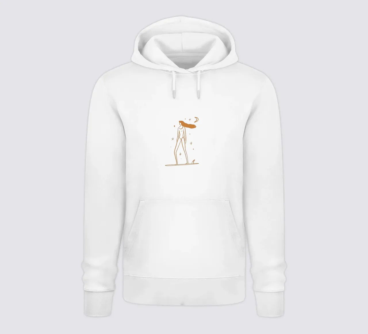 Summer Line No 11 (Without Background) felpa con cappuccio da treechild