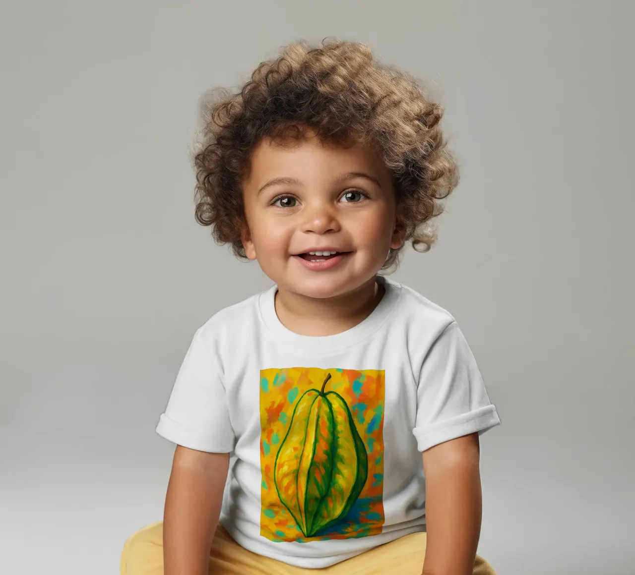 starfruit abstract imagination full color baby t-shirt by ameera