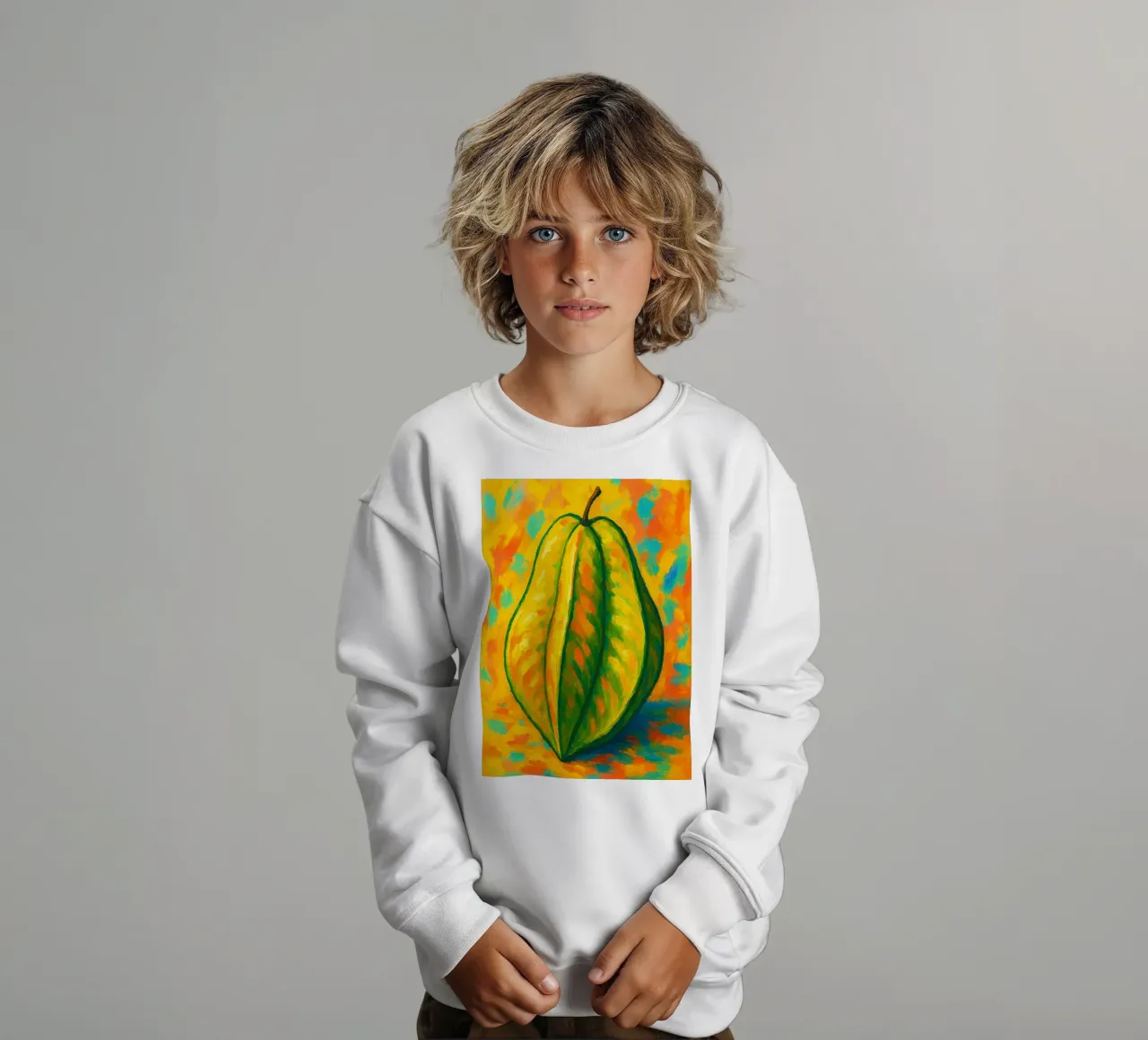 starfruit imaginación abstracta a todo color sudadera para niño de ameera