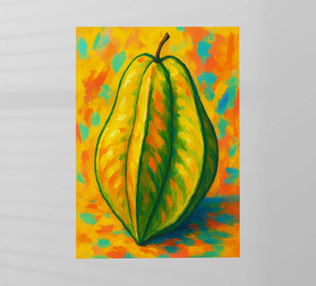 starfruit imaginación abstracta a todo color lámina retroiluminada de ameera