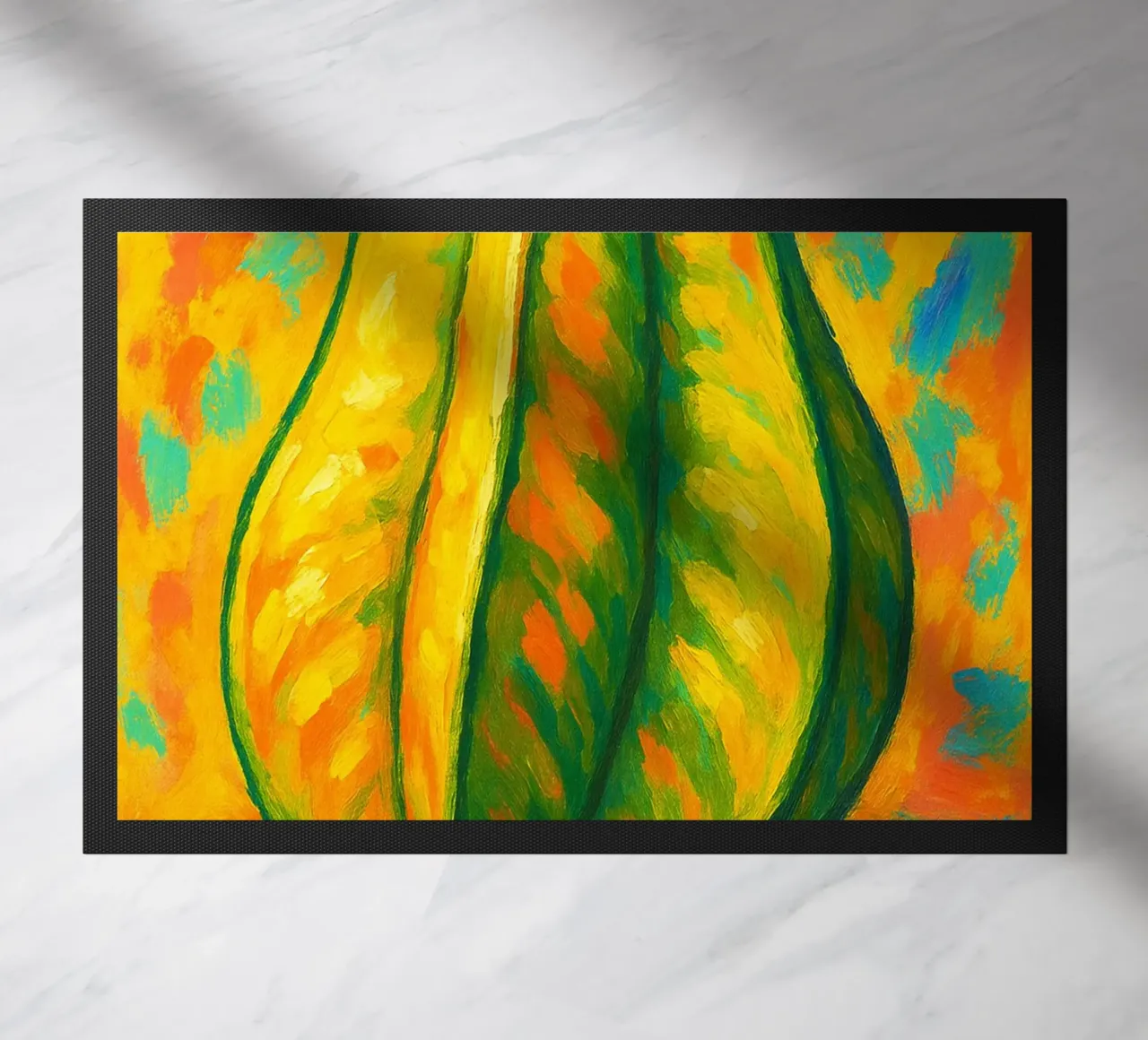 starfruit imaginación abstracta a todo color felpudo de ameera