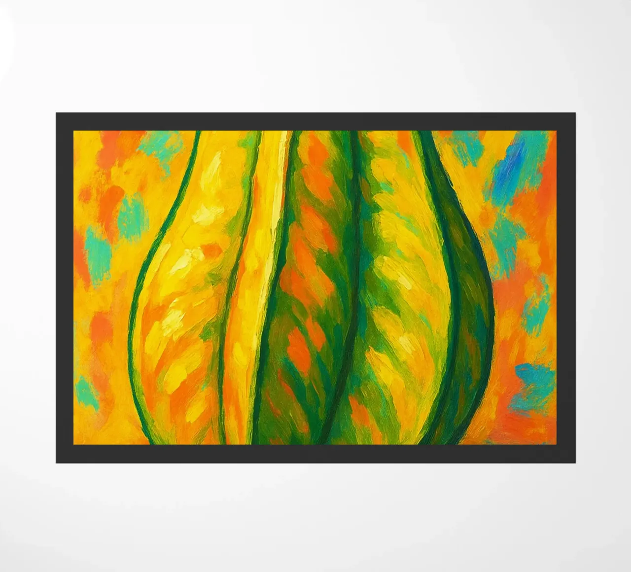starfruit imaginación abstracta a todo color felpudo de ameera