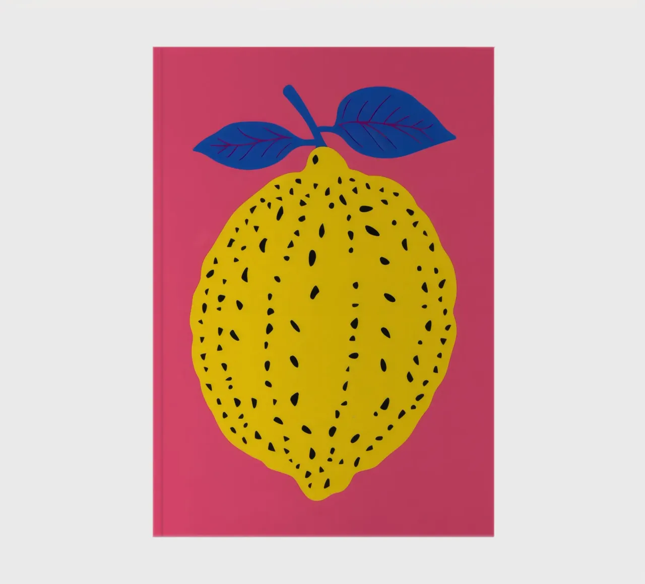 Pop Art Lemon notebook by Terra Tone
