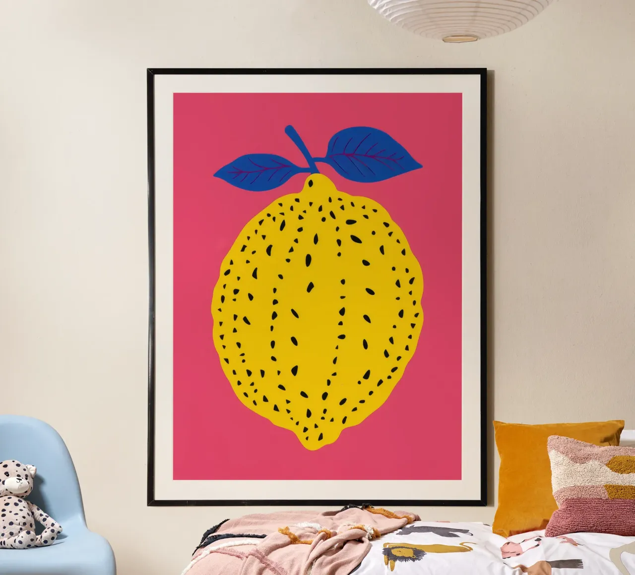 Limone Pop Art carta hahnemühle da Terra Tone