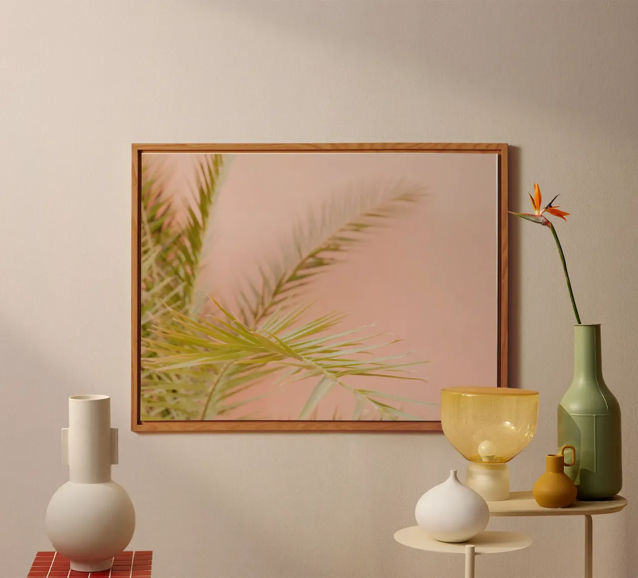 Green and pink in Marrakesh alluminio dibond da photolovers