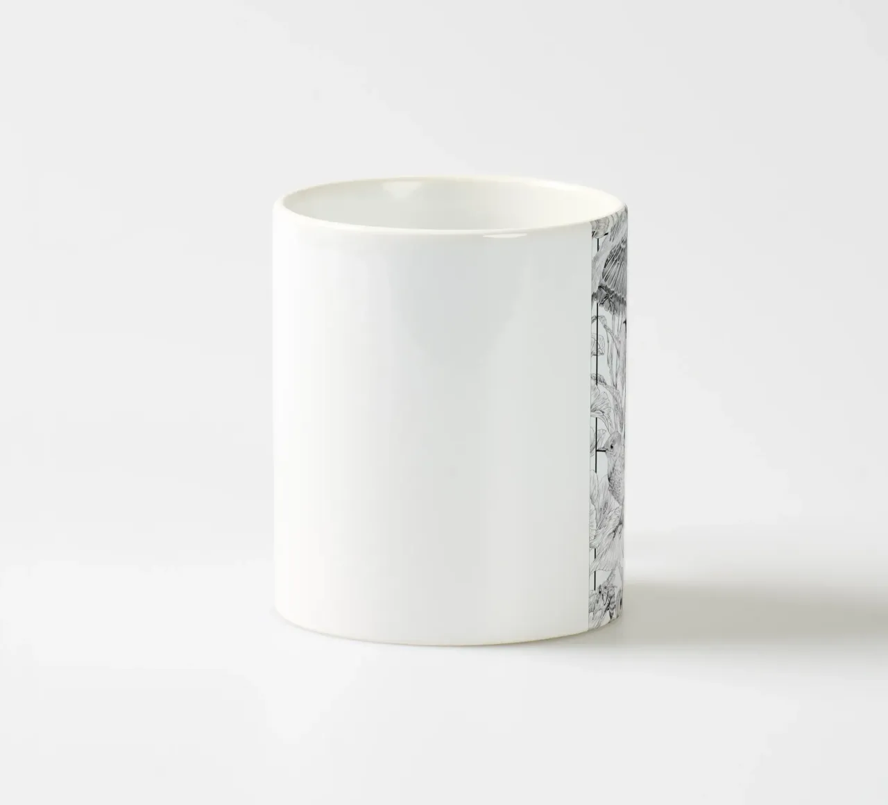 Floral Alphabet P tazza in ceramica da Faunesque