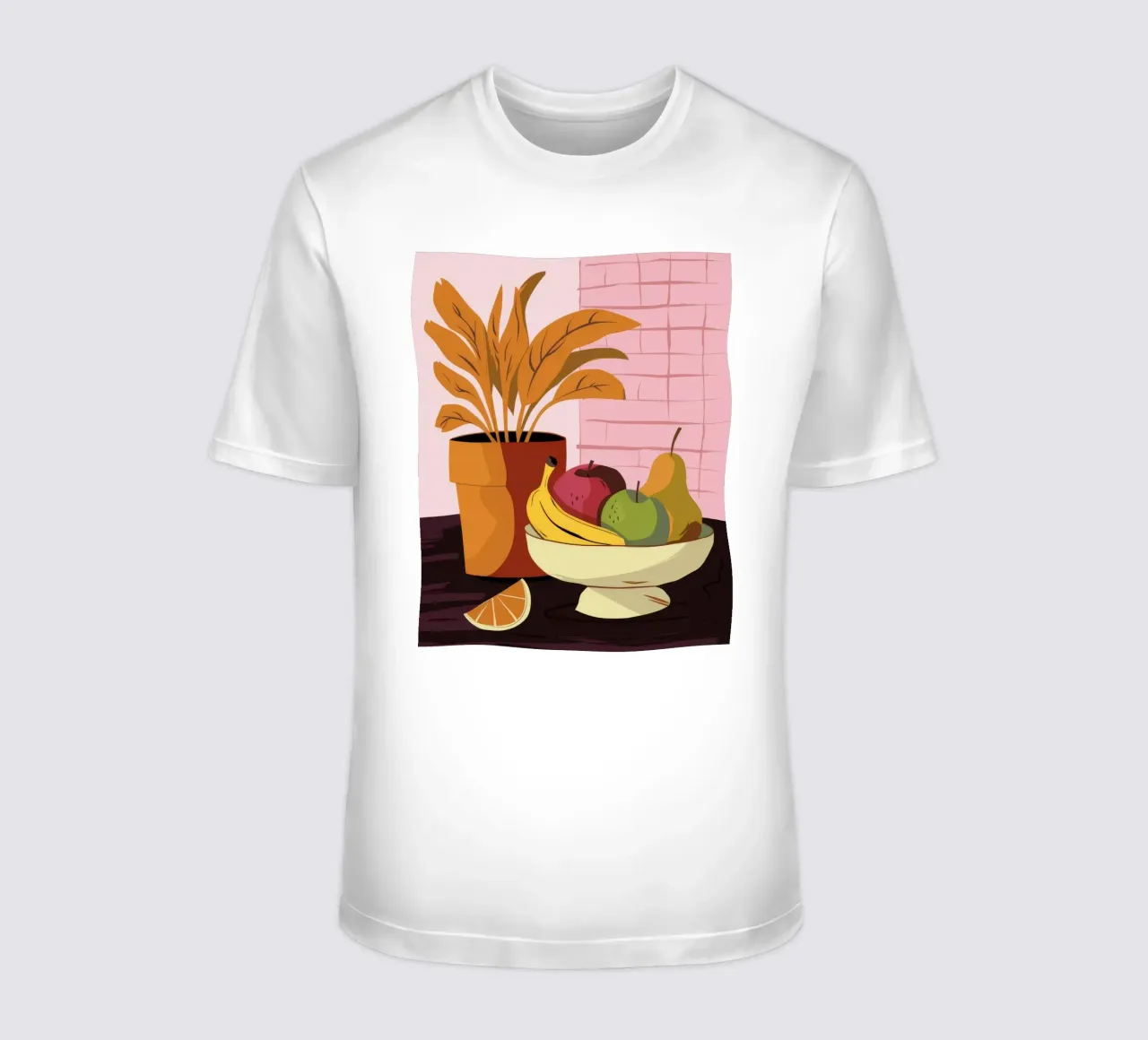 Frutta in terracotta Stillness t-shirt da Terra Tone