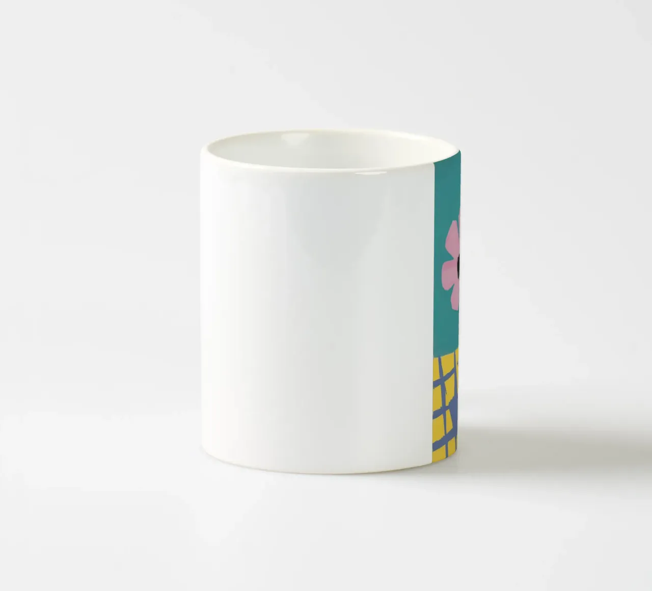 Incontro con i fiori pastello tazza in ceramica da Terra Tone