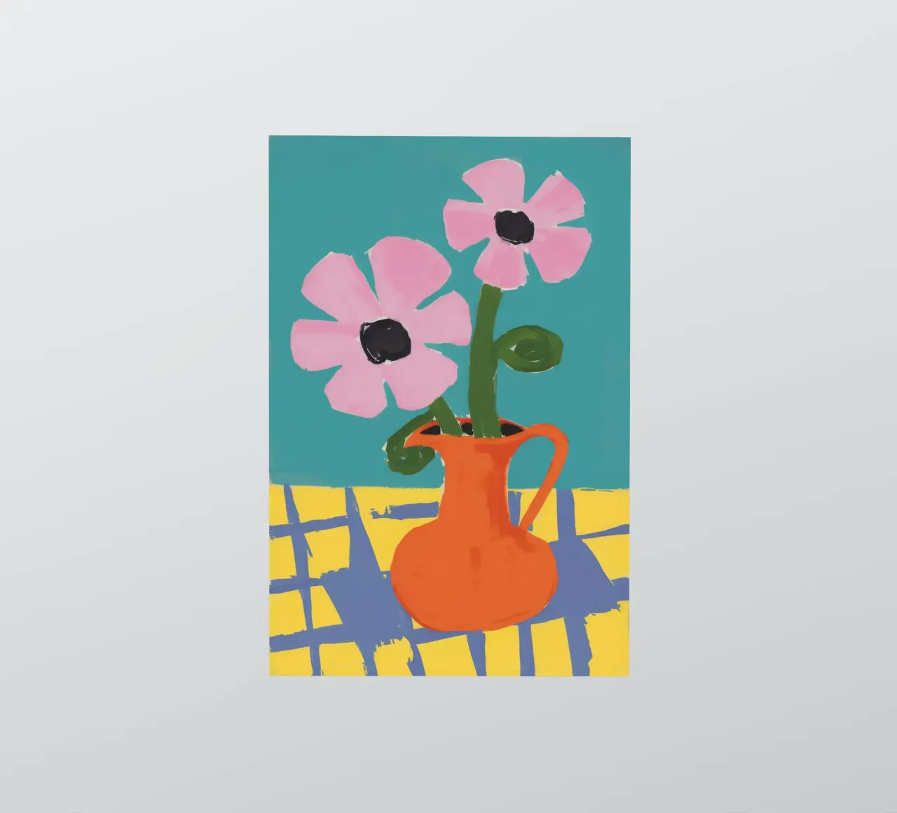 Incontro con i fiori pastello adesivo da Terra Tone