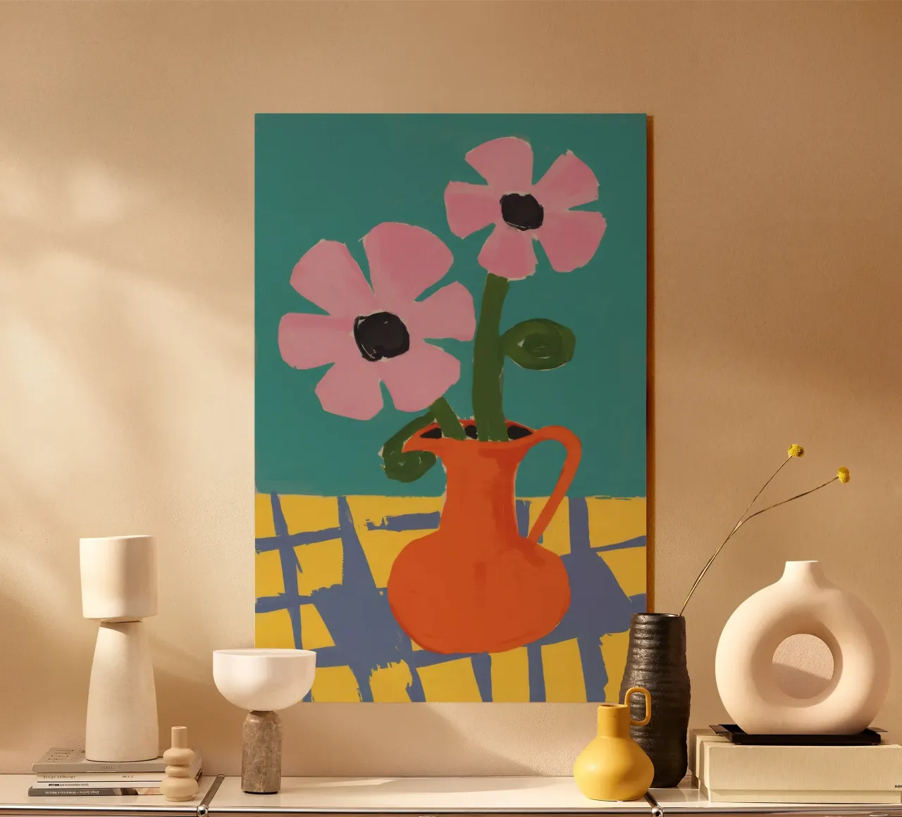 Incontro con i fiori pastello plexiglass da Terra Tone