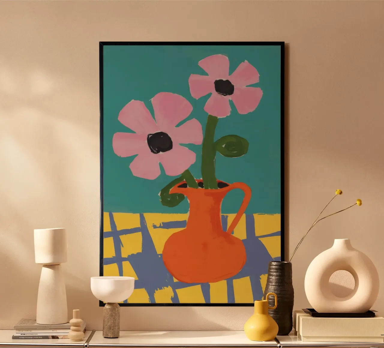 Incontro con i fiori pastello carta hahnemühle da Terra Tone