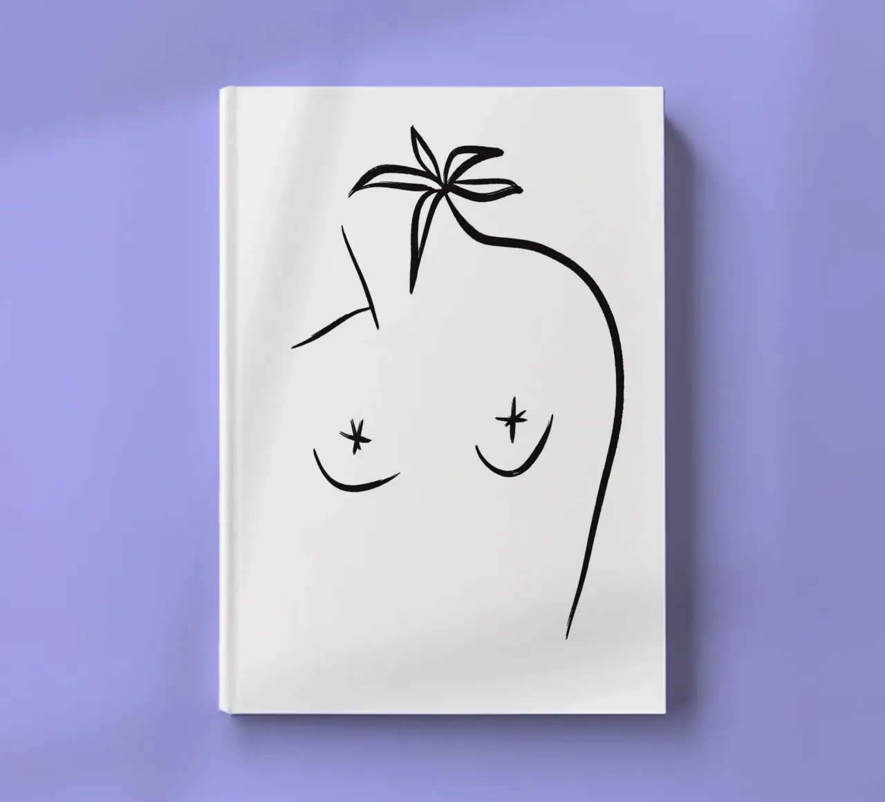 Body Lines No 10 (Without Background) notebook by treechild