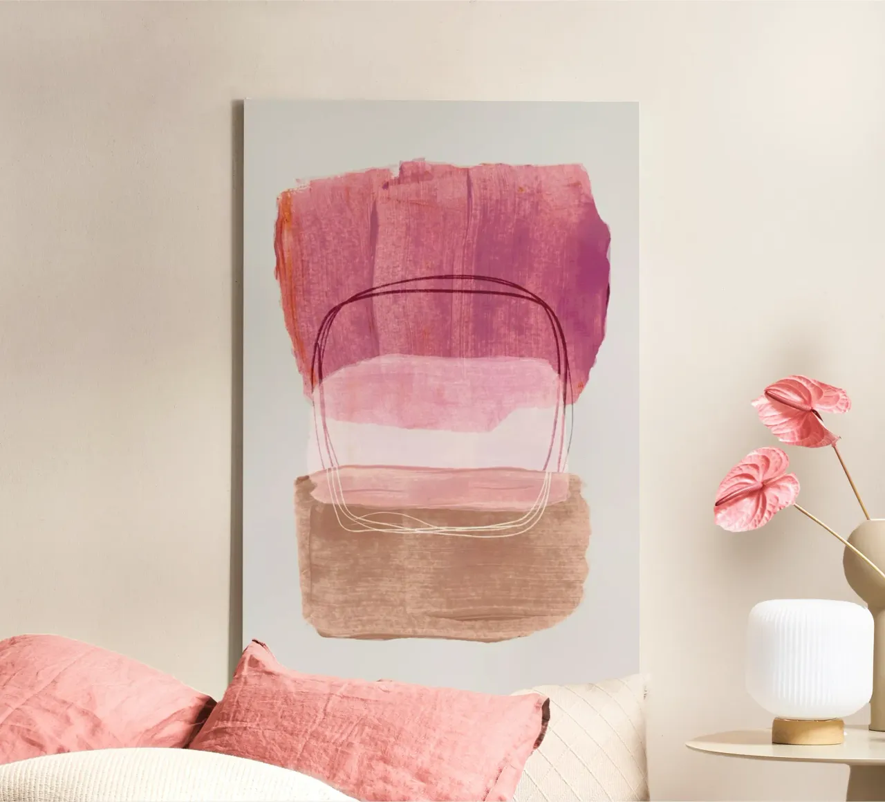 Abstract Brush Strokes 52 tela da Mareike Böhmer