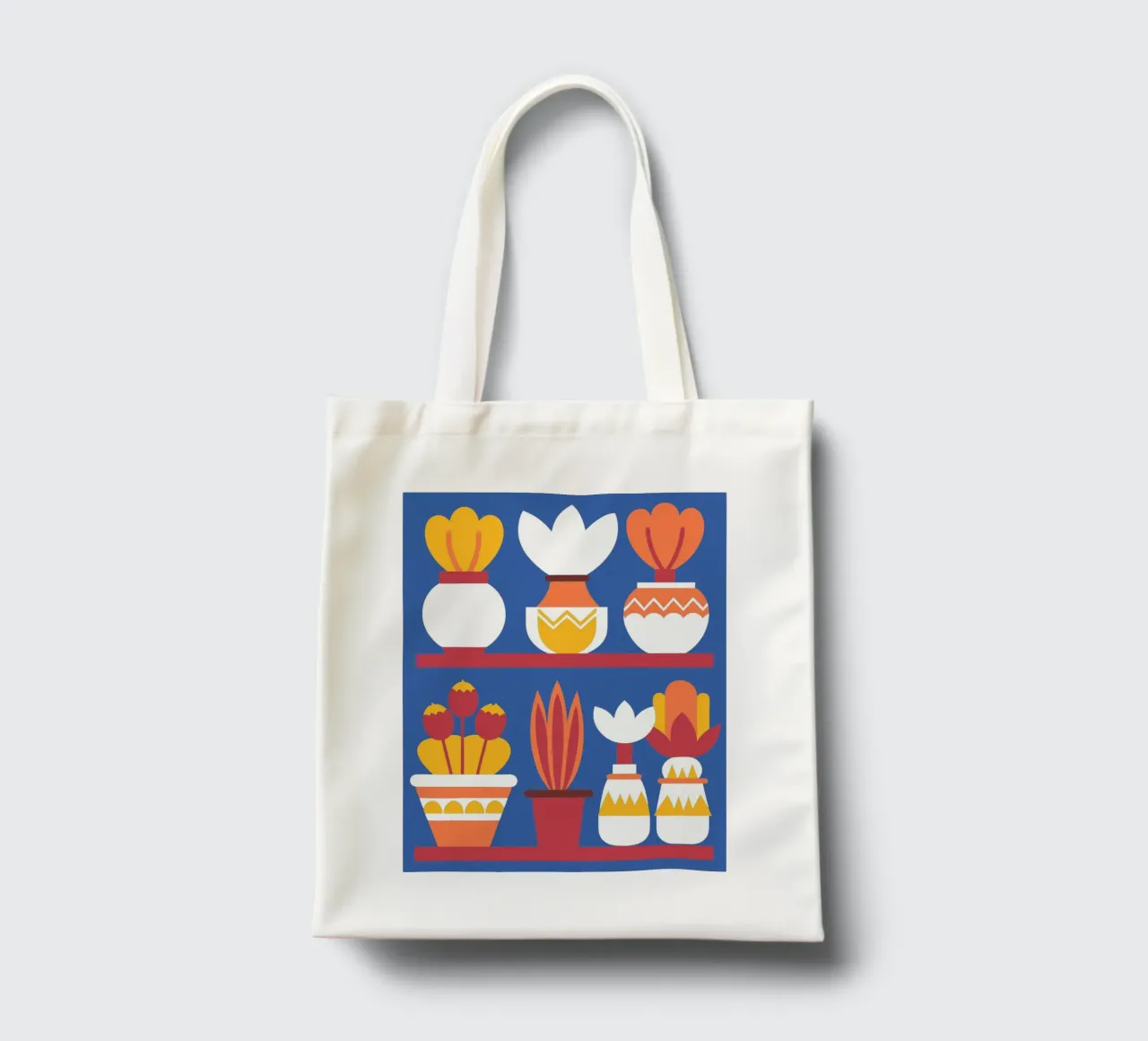 Sette vasi borsa in juta da FLOWER PLACE SHOP
