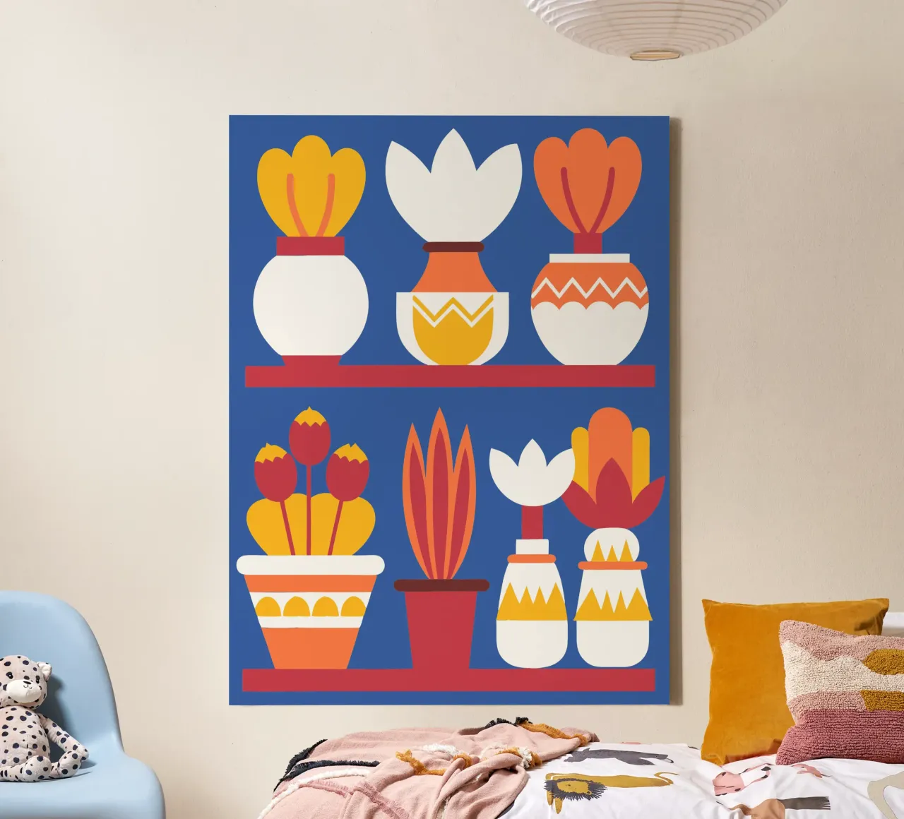 Sette vasi tela da FLOWER PLACE SHOP