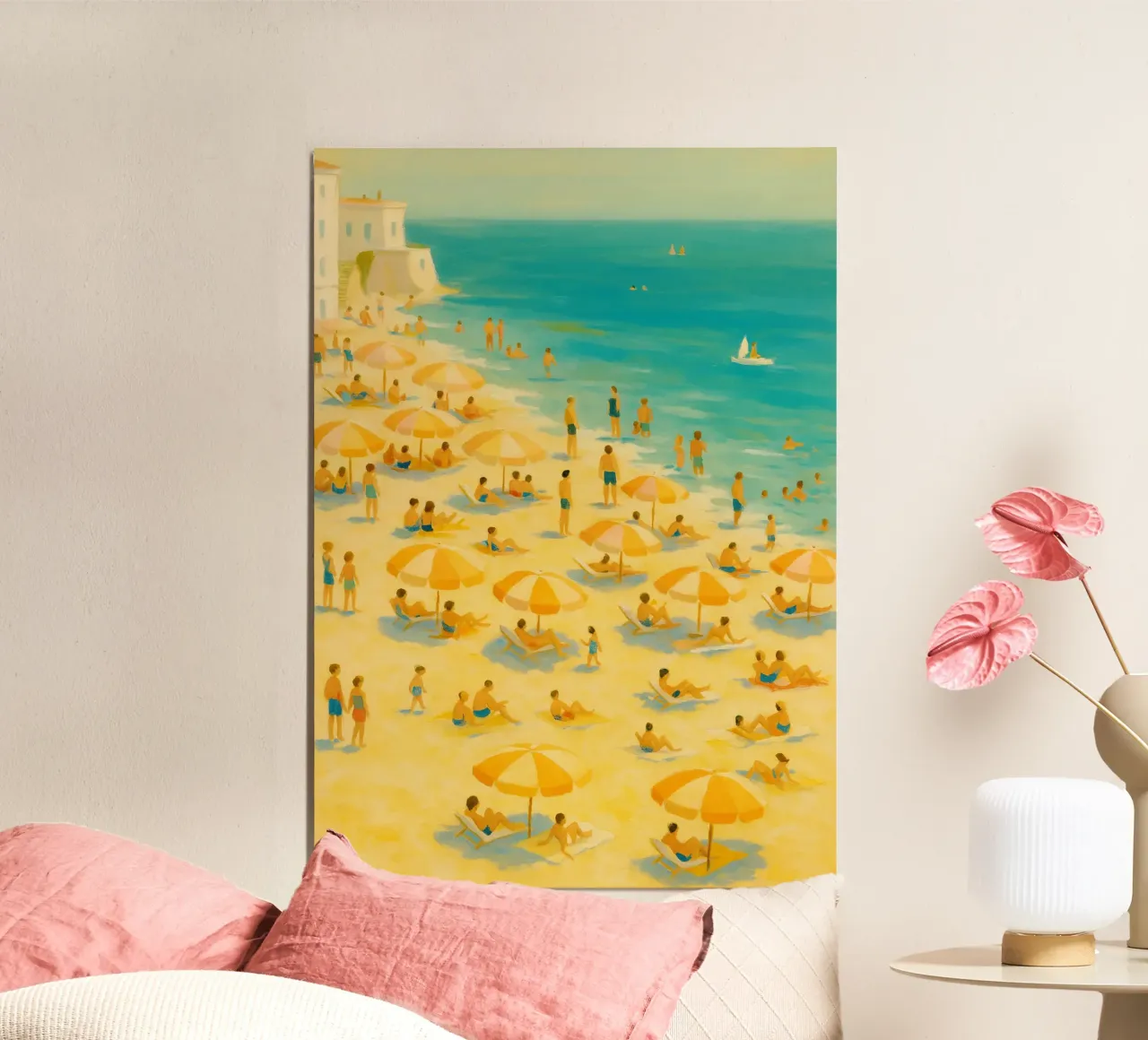 beach abstract drawing ilustration forex plate by danine