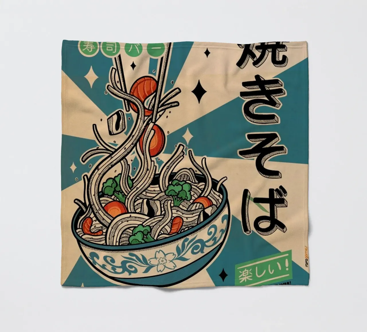 Noodles Every Day coperta in pile da Rafa Gomes