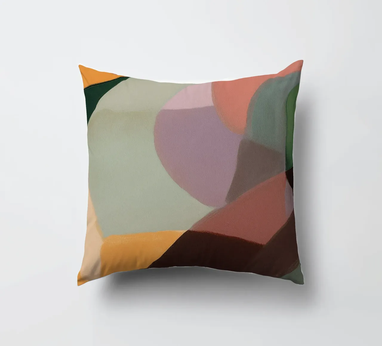 bold line abstract drawing ilustration decorative cushion by danine
