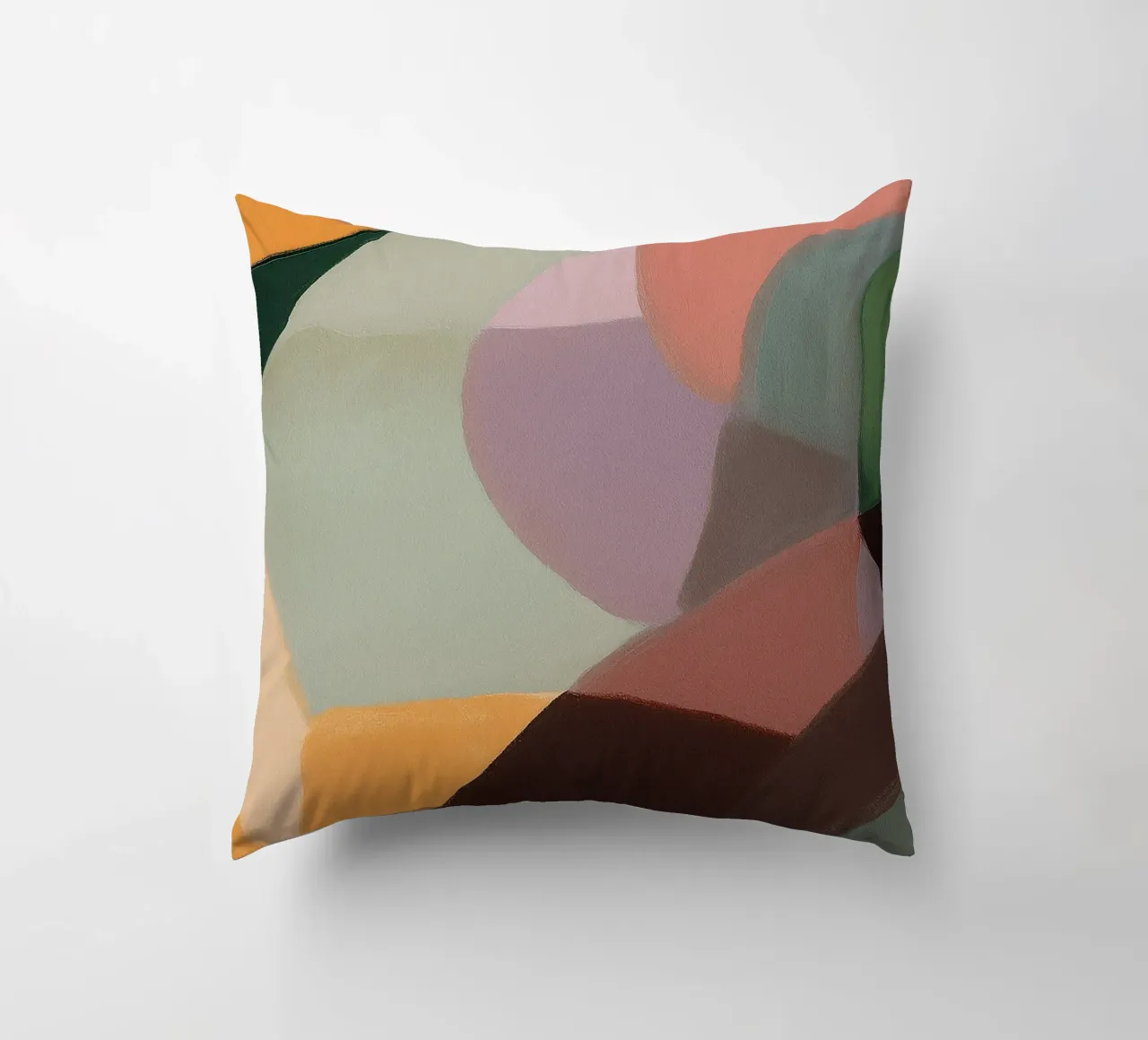 bold line abstract drawing ilustration decorative cushion by danine