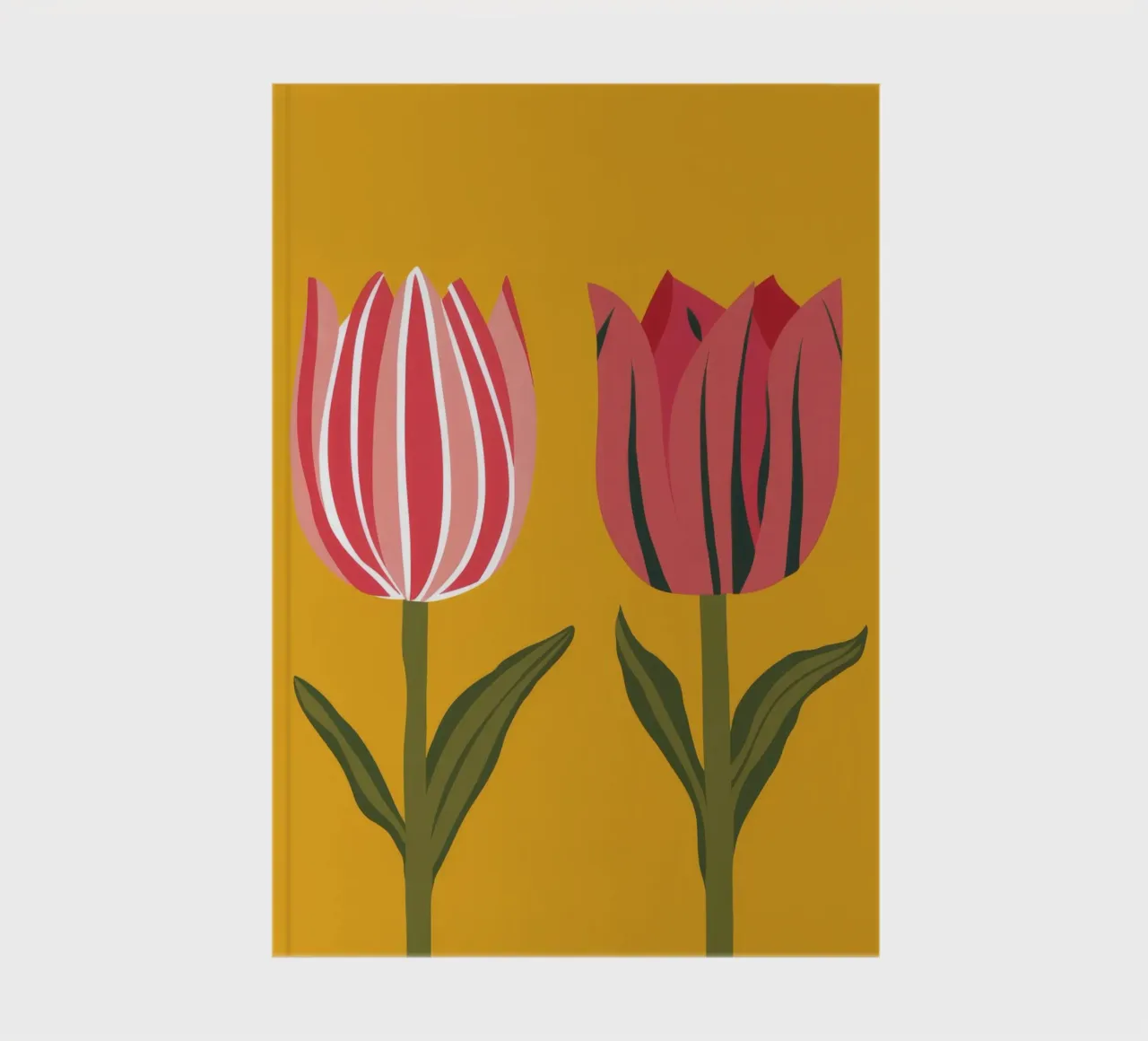 Golden Tulip Trio notebook by Terra Tone