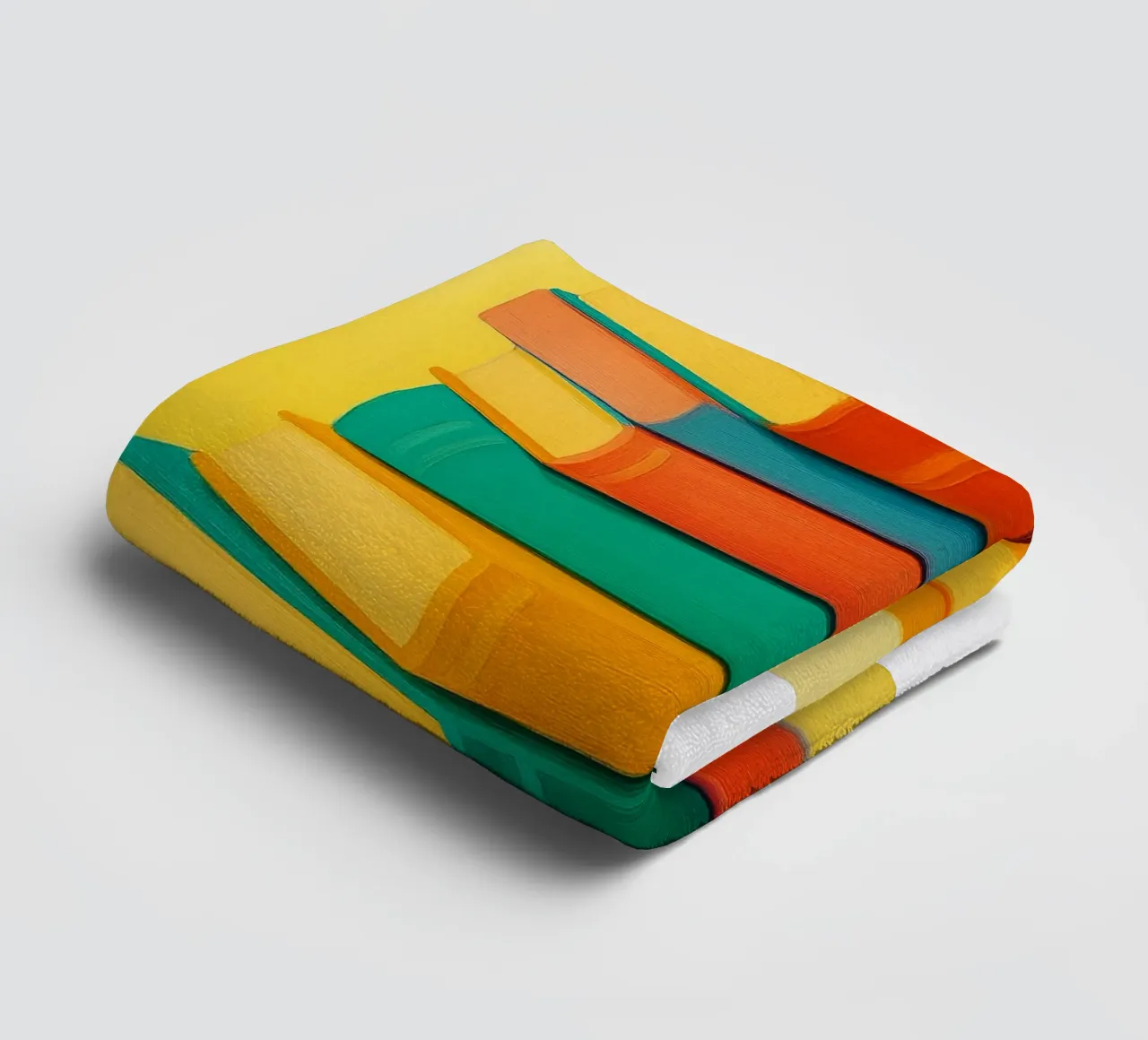 libros dibujo abstracto ilustración toalla de baño de danine
