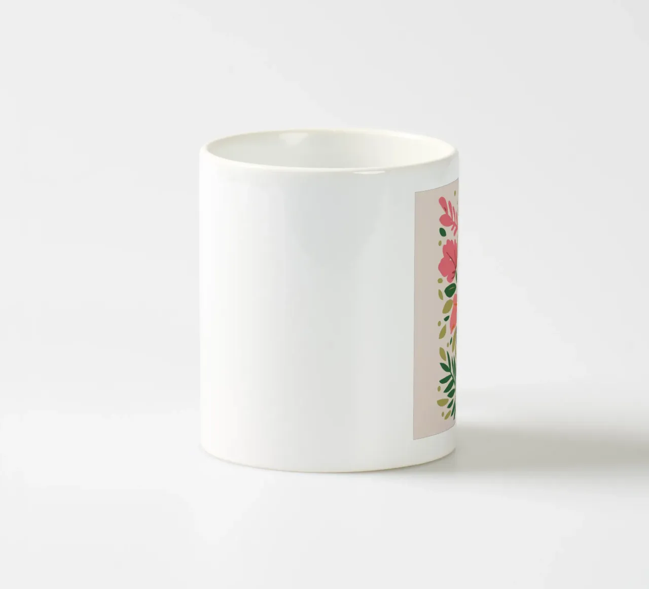 Profusione di fiori di cobalto tazza in ceramica da Terra Tone
