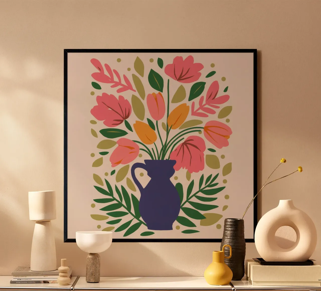 Profusione di fiori di cobalto carta hahnemühle da Terra Tone