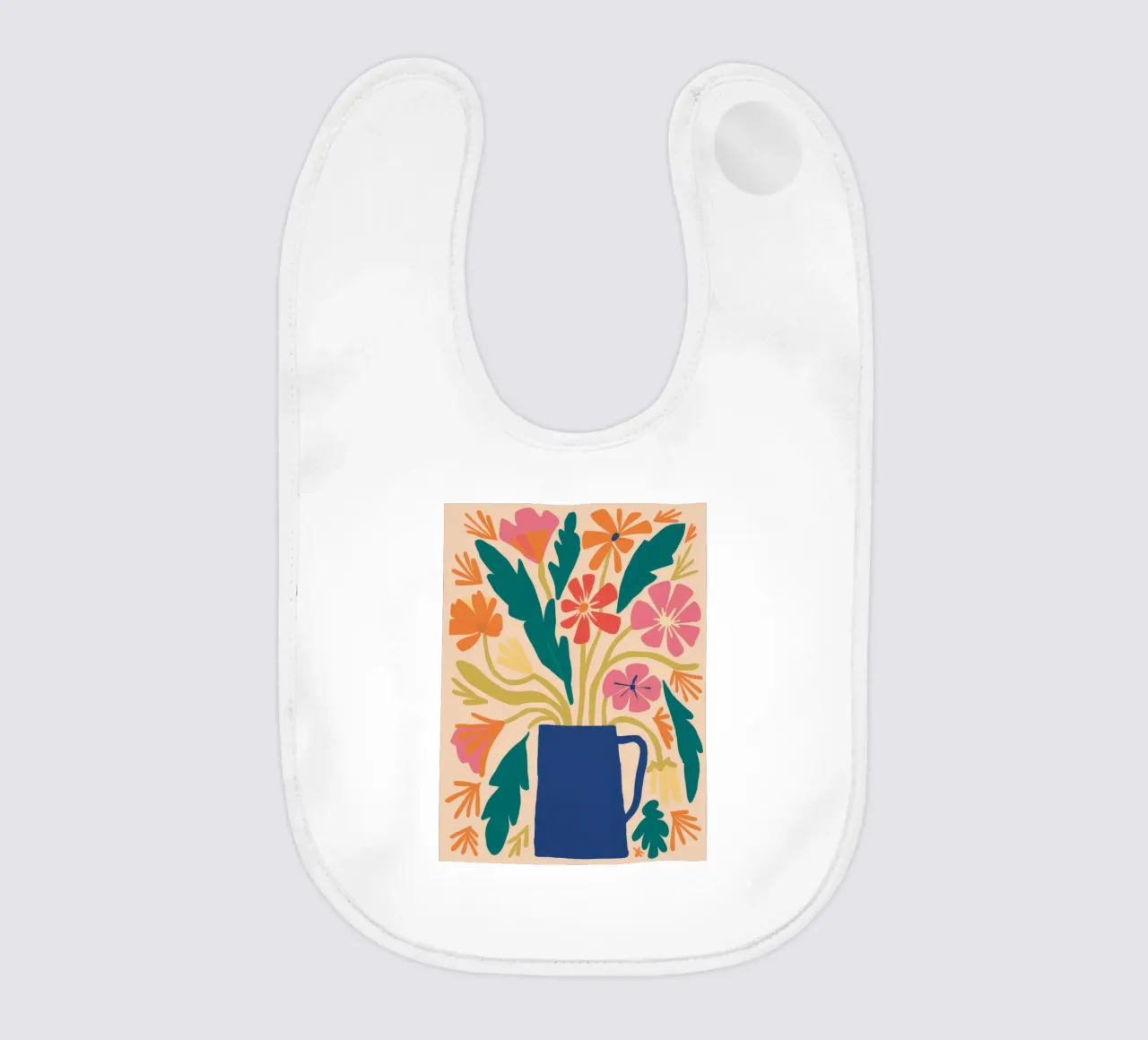 Azure Vessel Vibrancy baby bib by Terra Tone