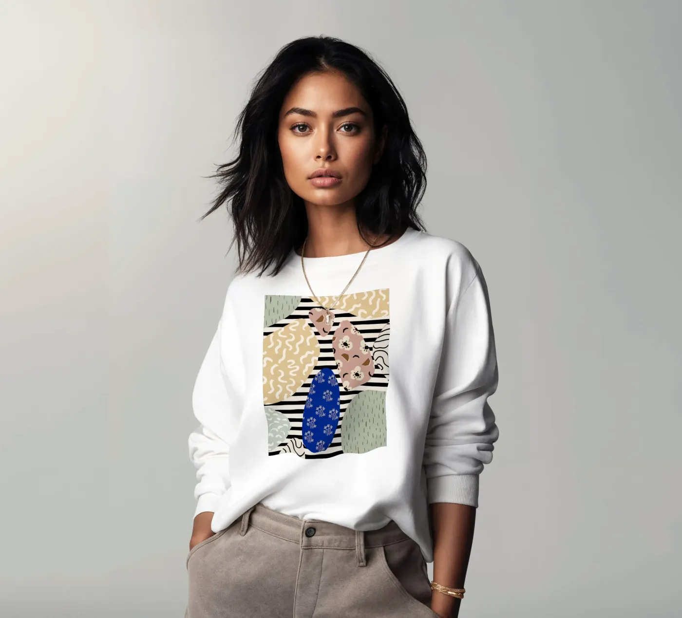 Stone Pattern sweatshirt by treechild