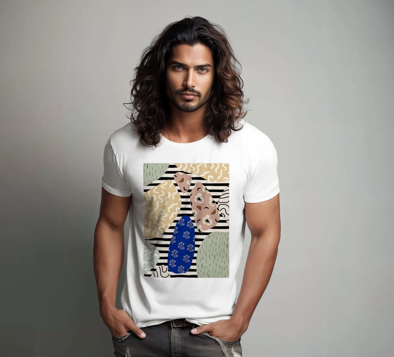 Stone Pattern t-shirt da treechild