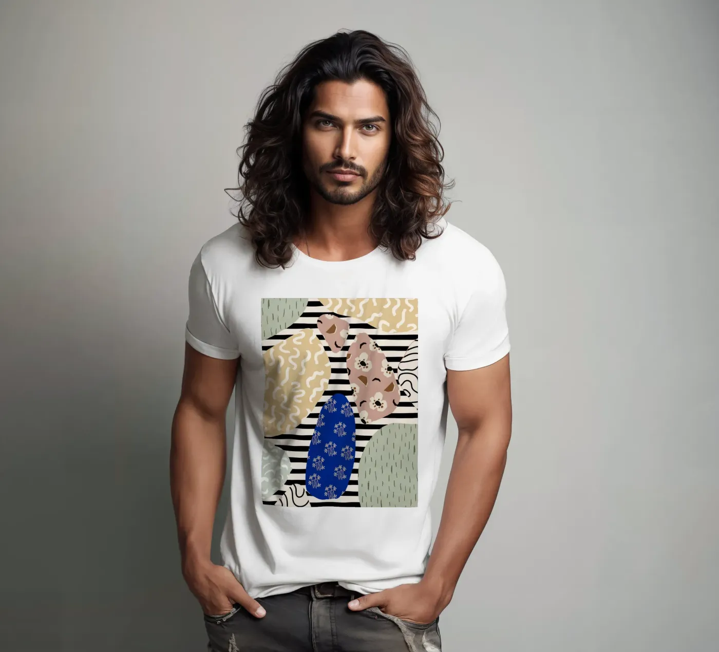 Stone Pattern t-shirt by treechild