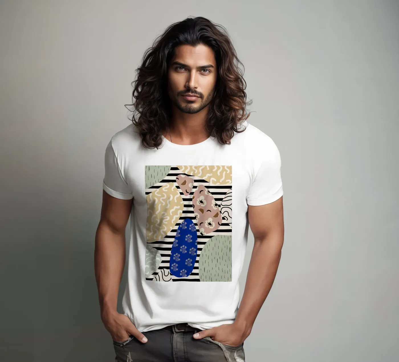 Stone Pattern t-shirt by treechild