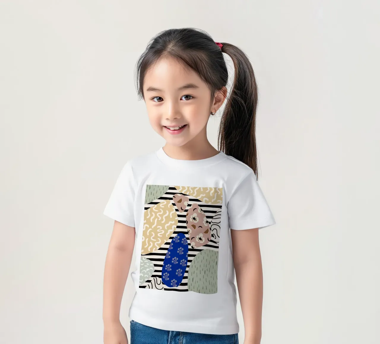 Stone Pattern t-shirt bambini da treechild