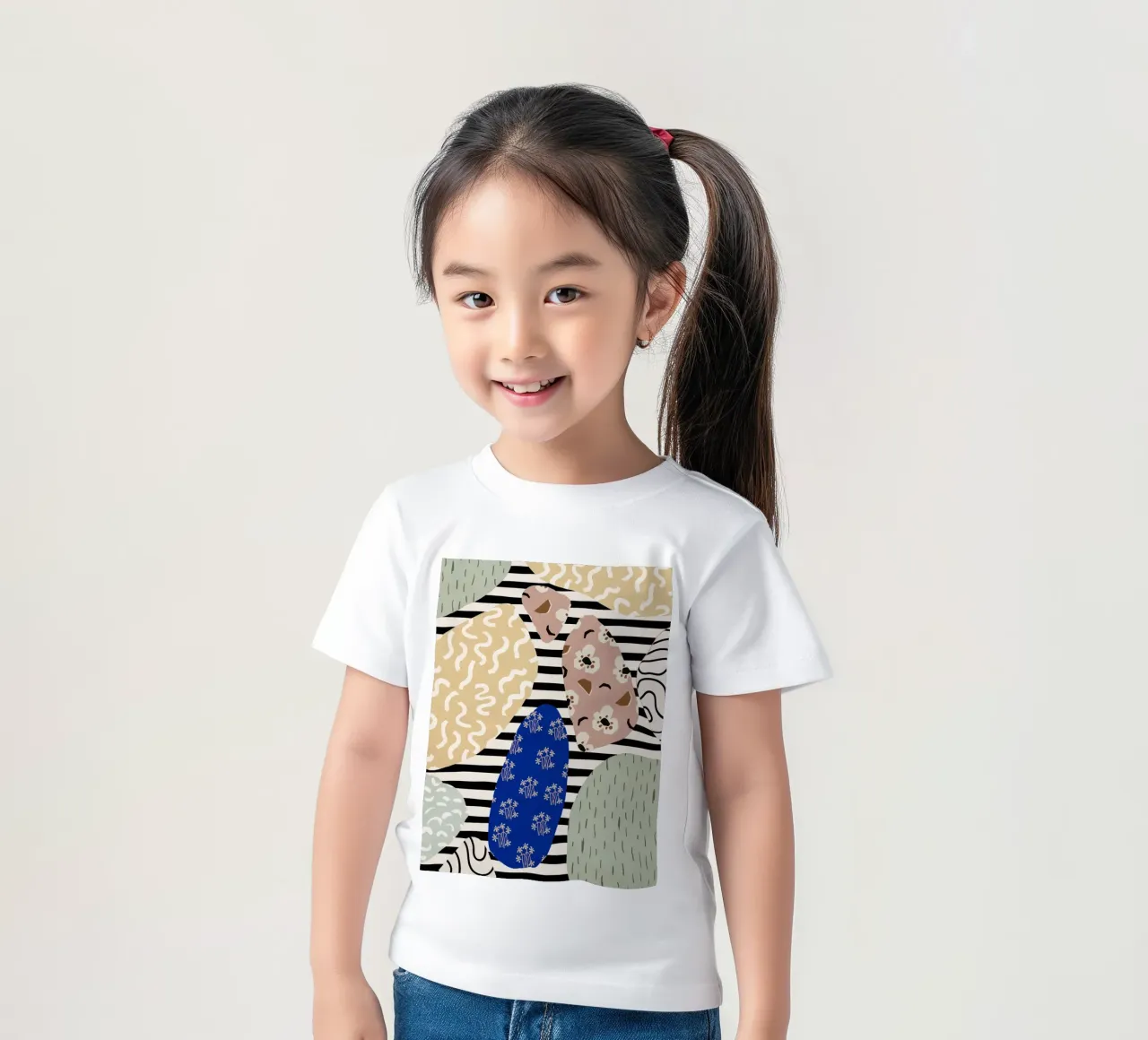 Stone Pattern t-shirt bambini da treechild
