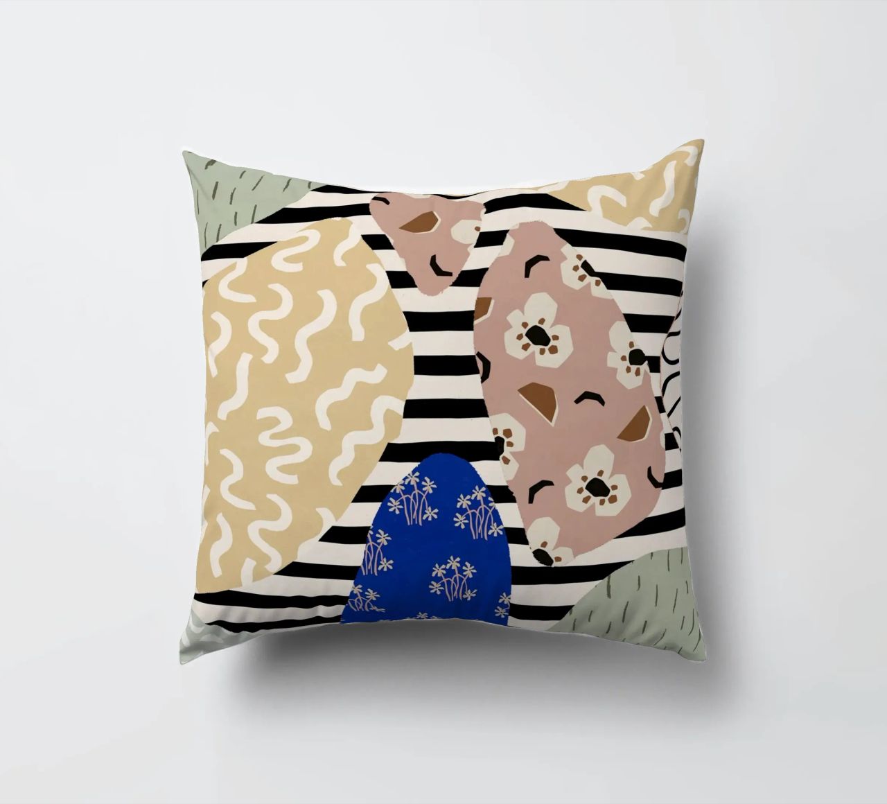 Stone Pattern decorative cushion by treechild