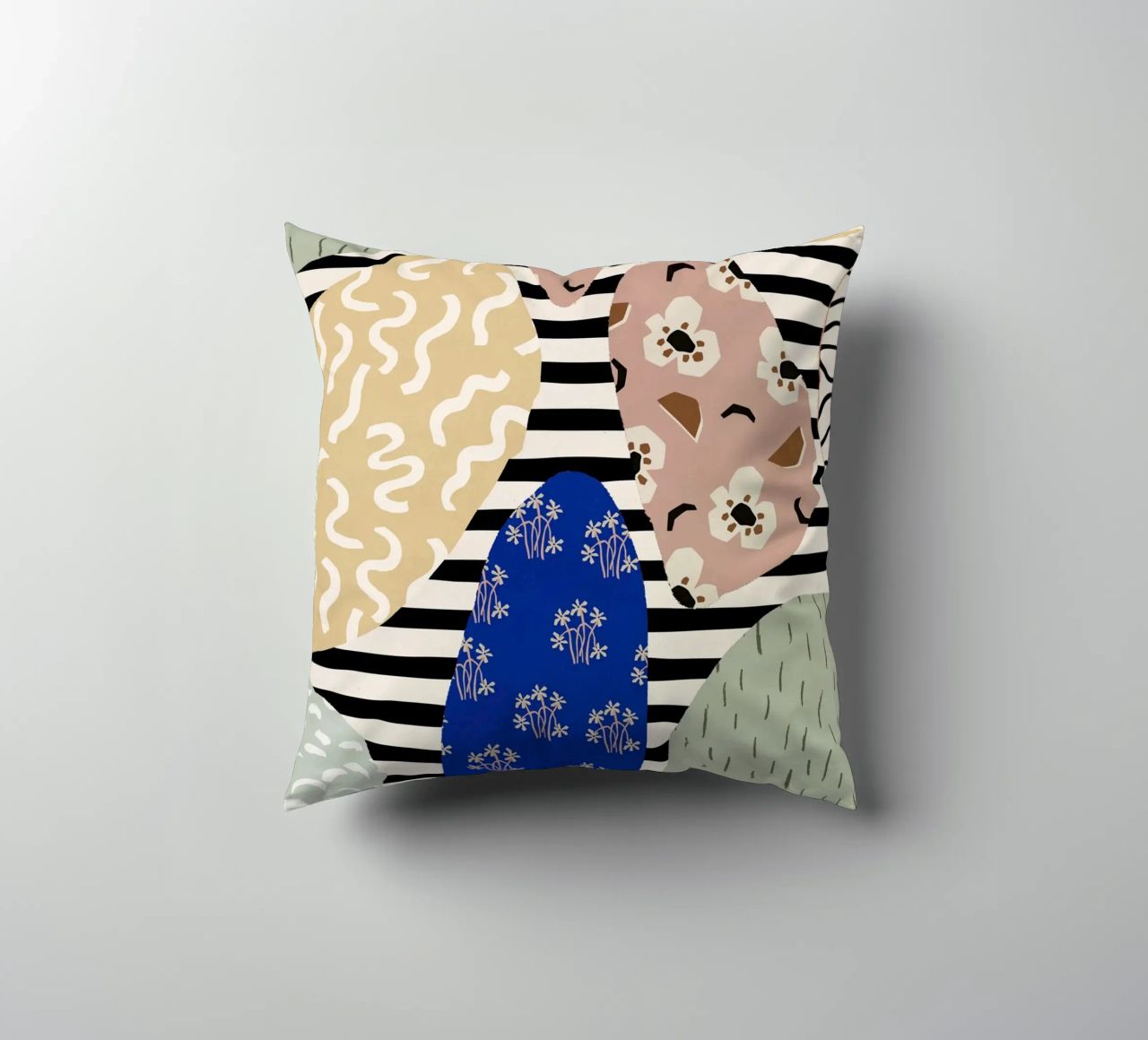 Stone Pattern decorative cushion by treechild