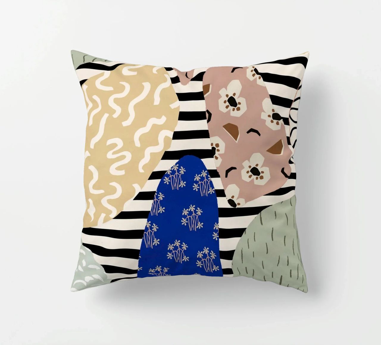 Stone Pattern decorative cushion by treechild