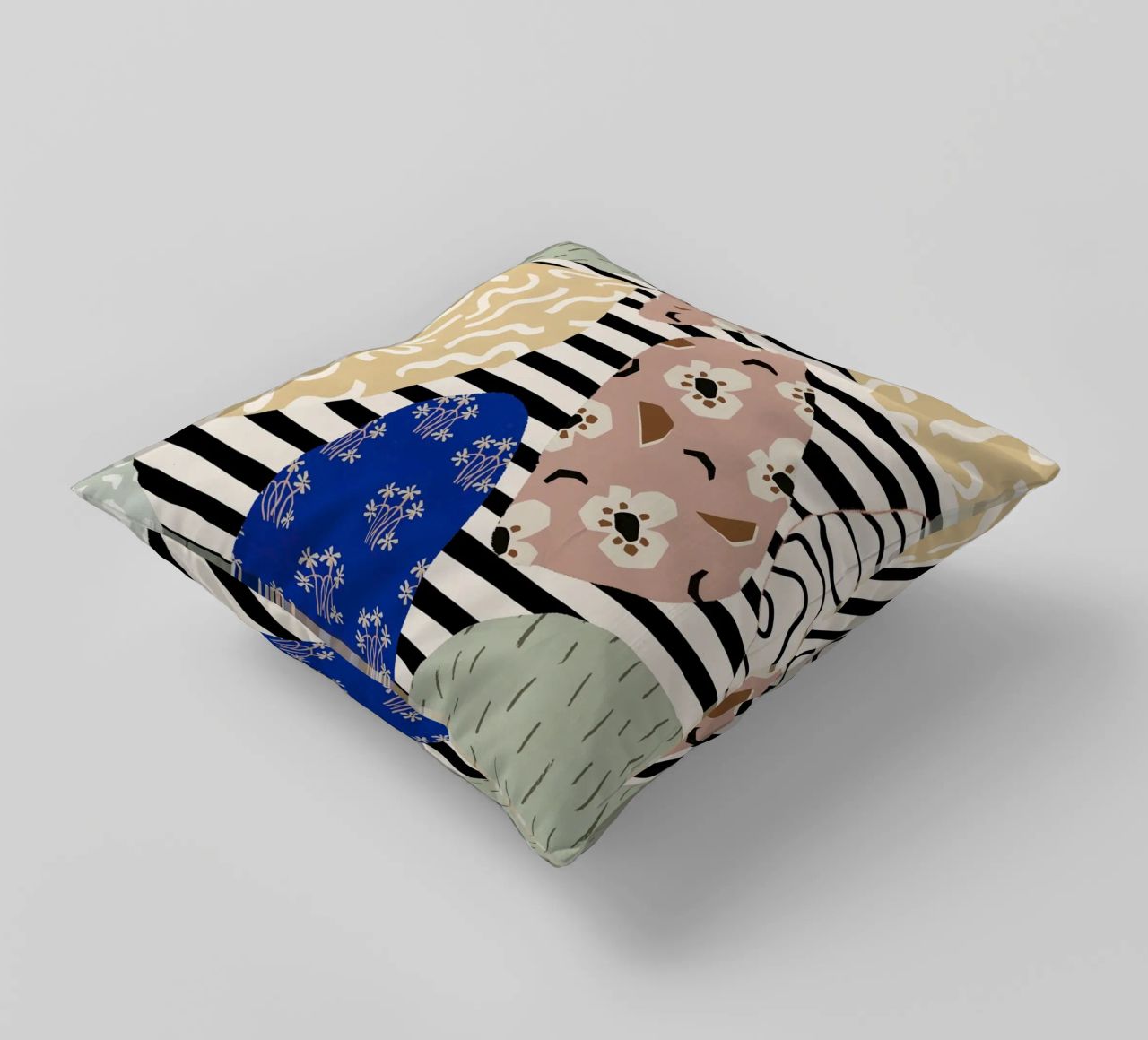 Stone Pattern decorative cushion by treechild