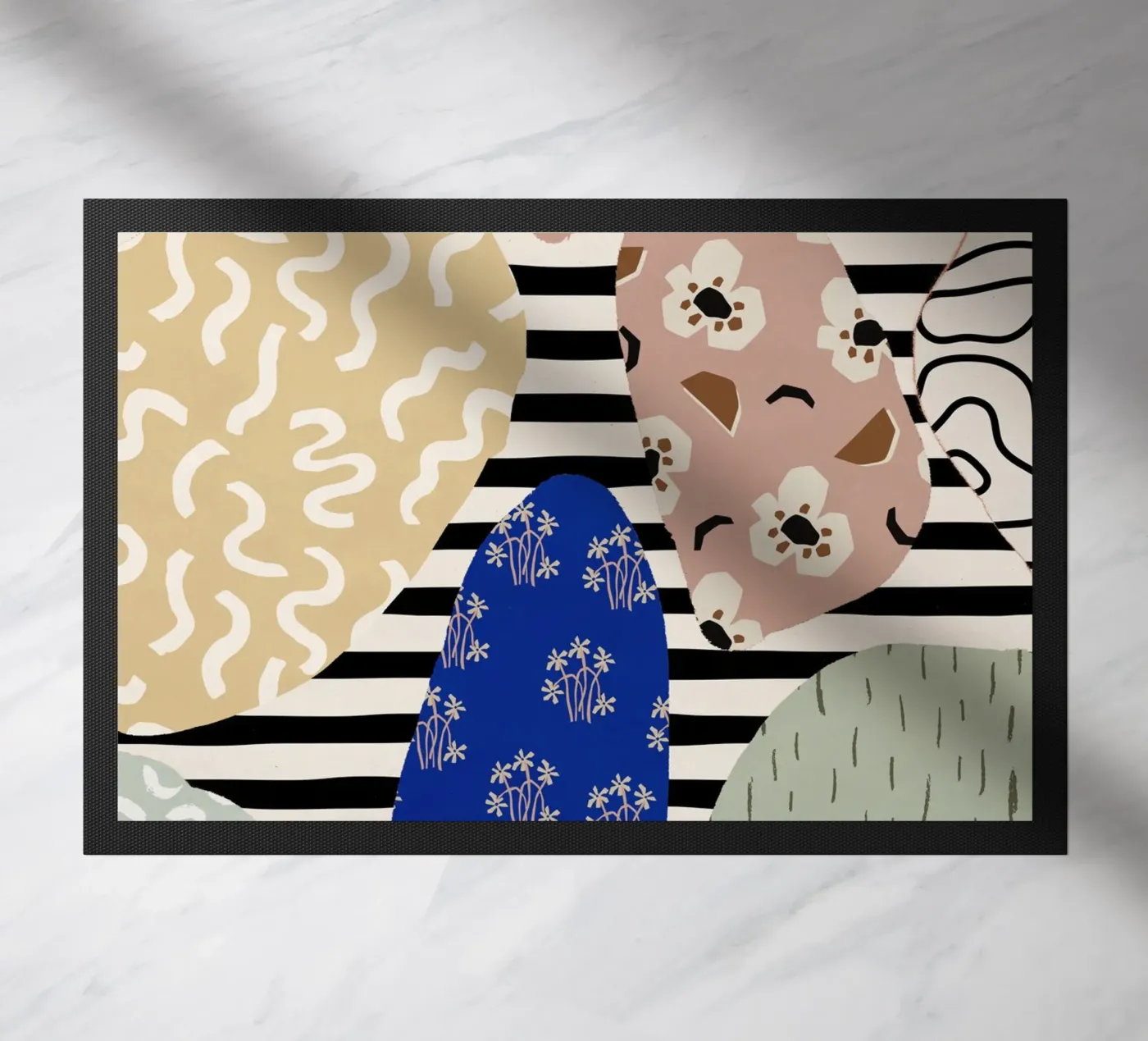 Stone Pattern doormat by treechild