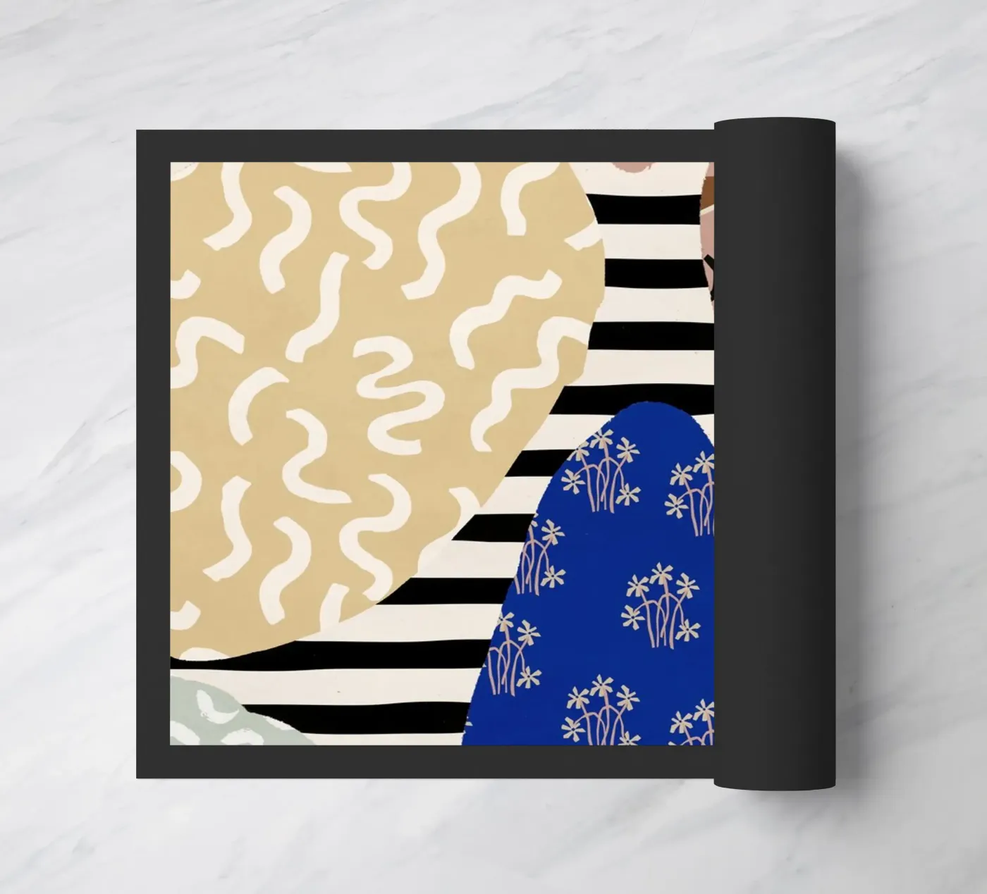 Stone Pattern doormat by treechild