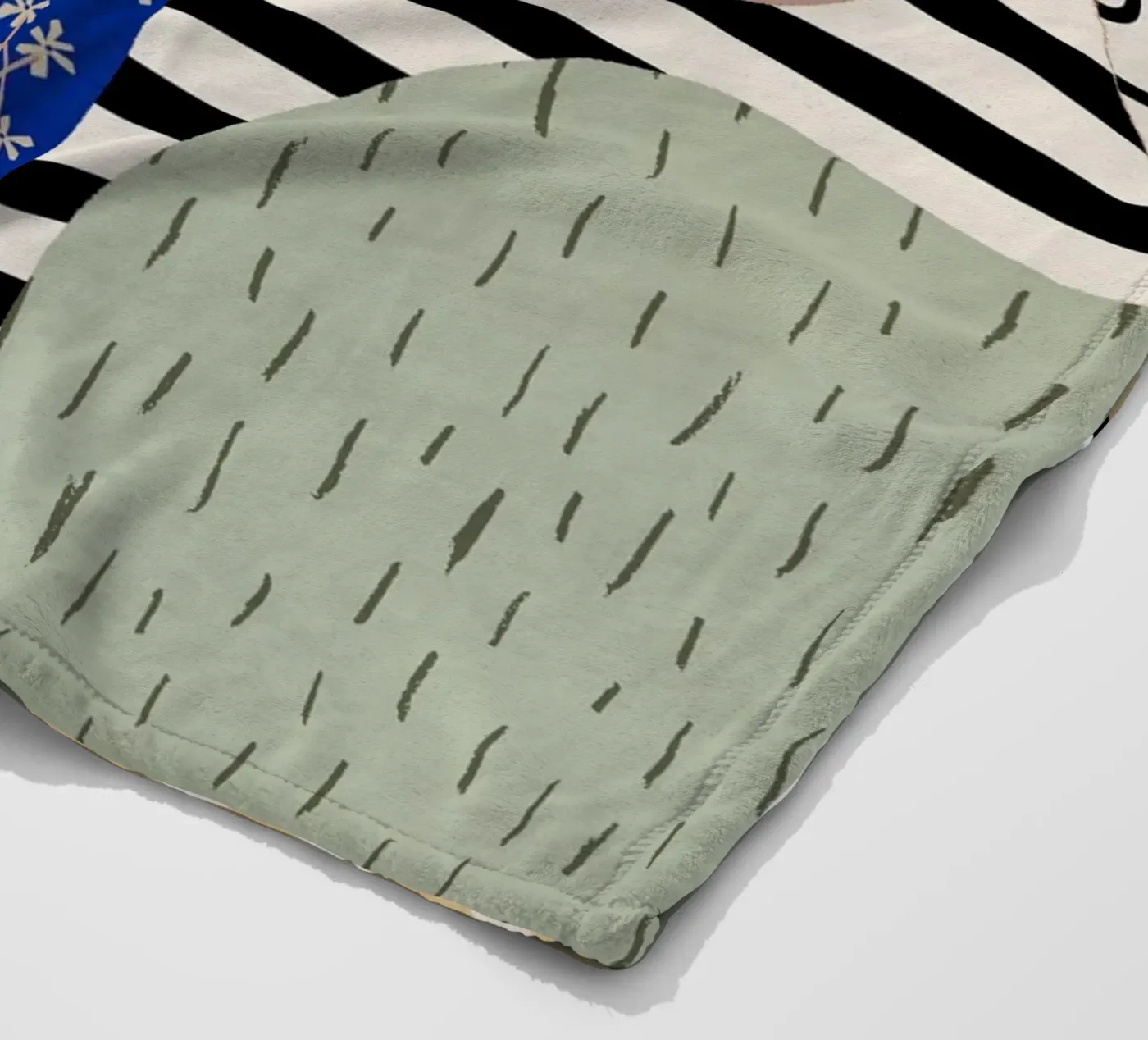 Stone Pattern plaid polaire de treechild