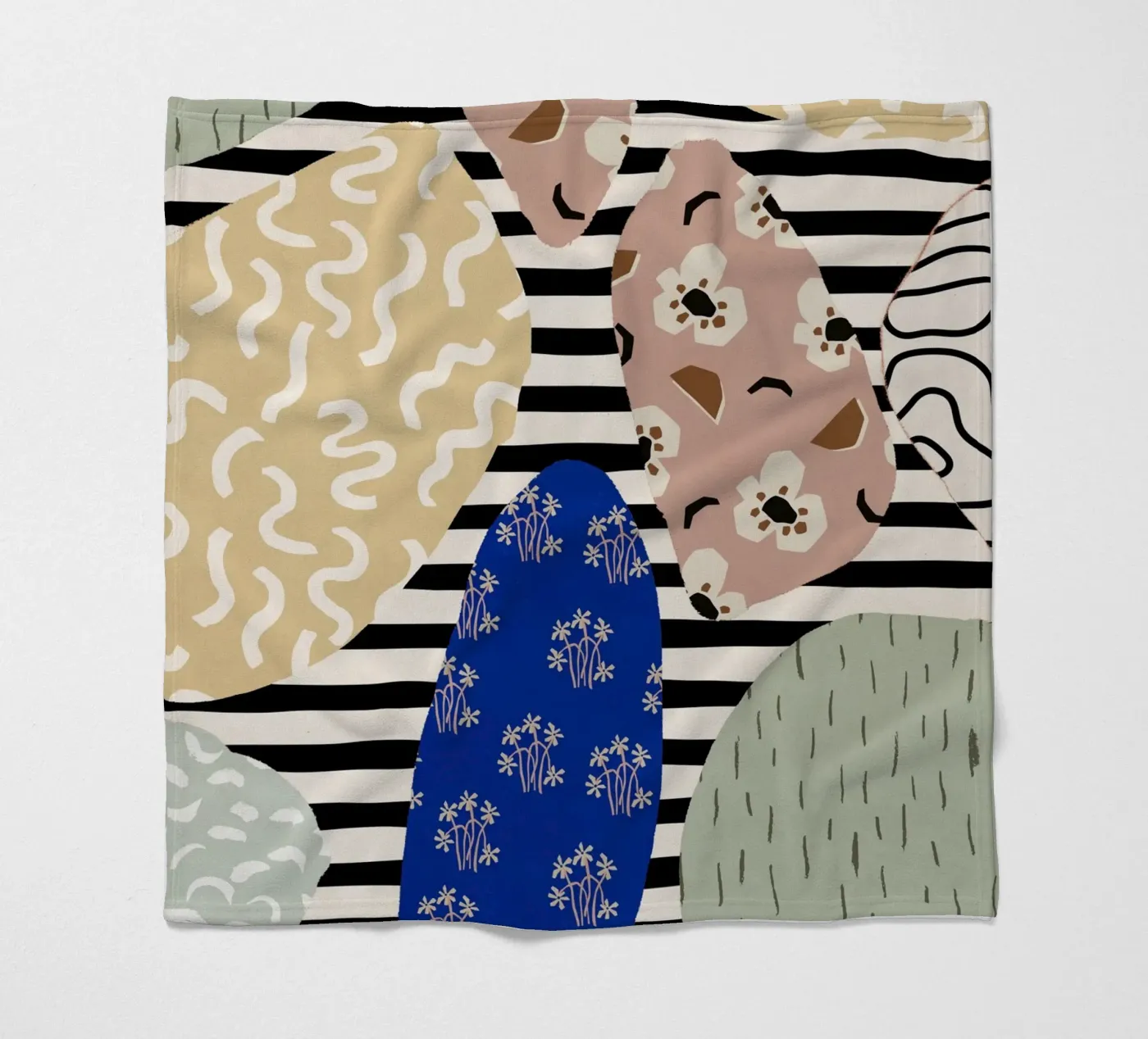 Stone Pattern plaid polaire de treechild