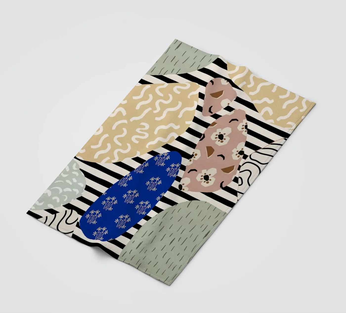 Stone Pattern plaid polaire de treechild