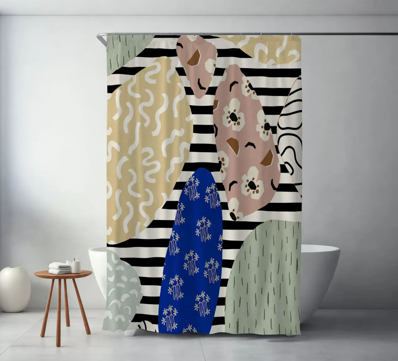 Stone Pattern Duschvorhang von treechild