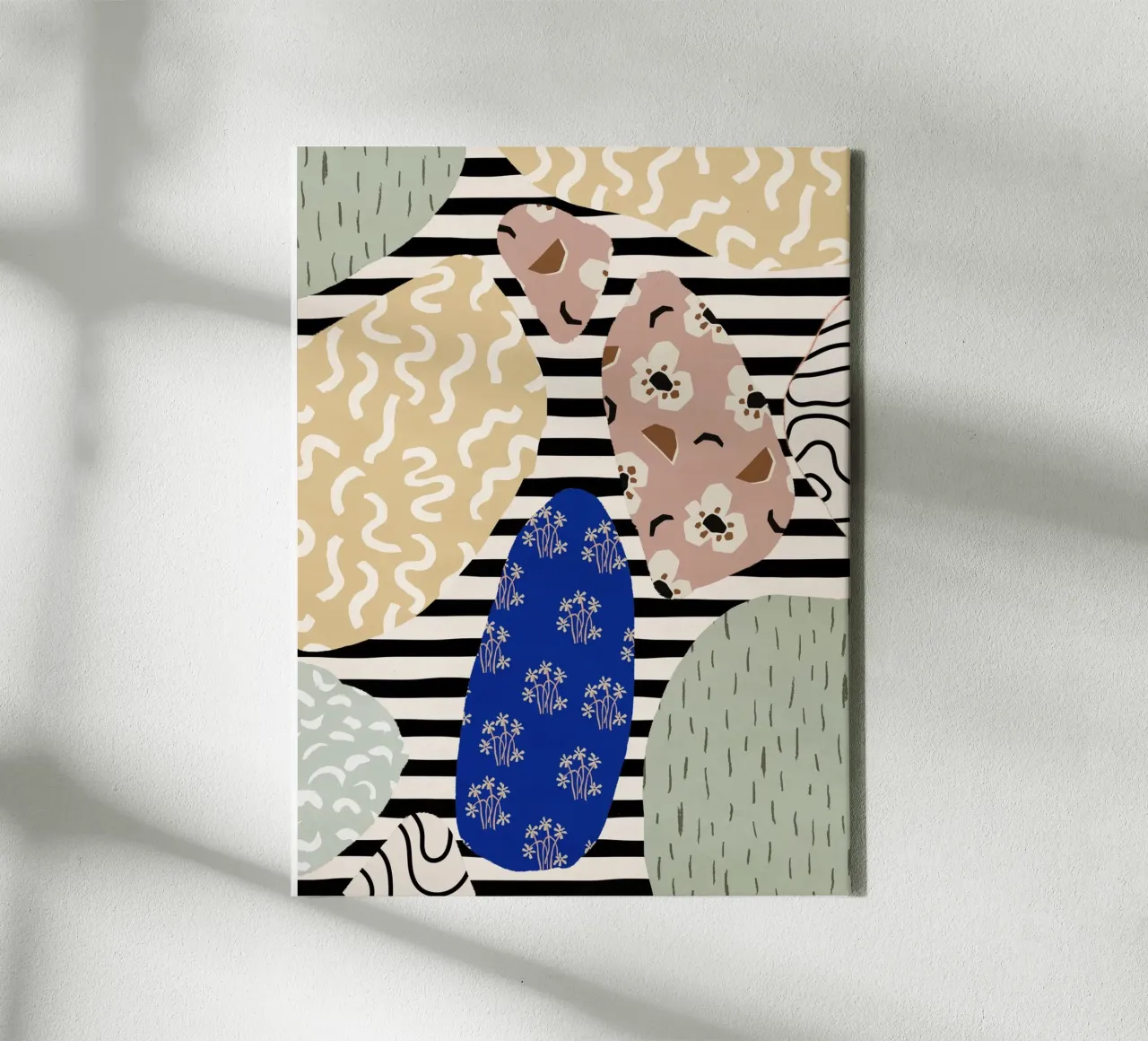 Stone Pattern canvas by treechild