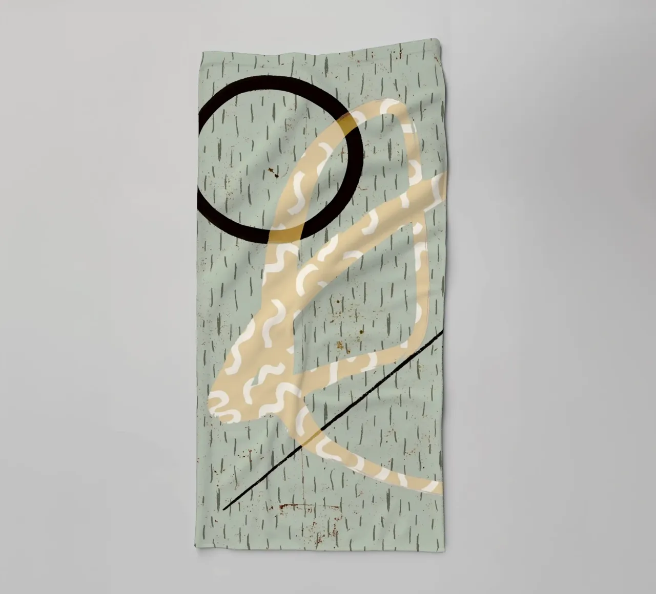 Pattern Balance towel by treechild