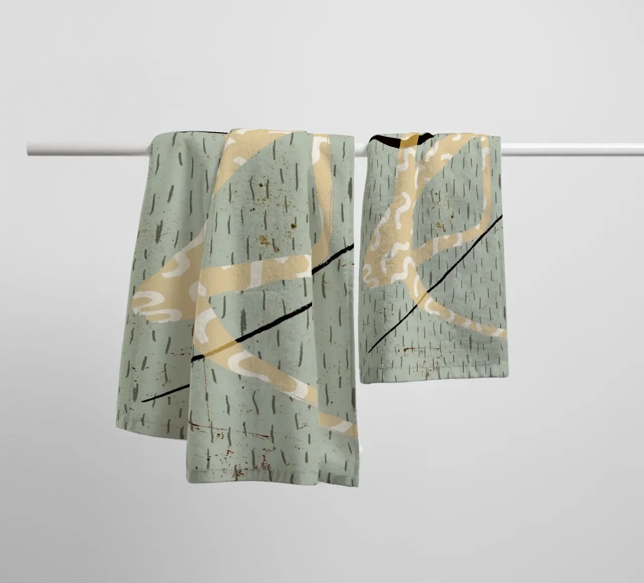 Pattern Balance towel by treechild