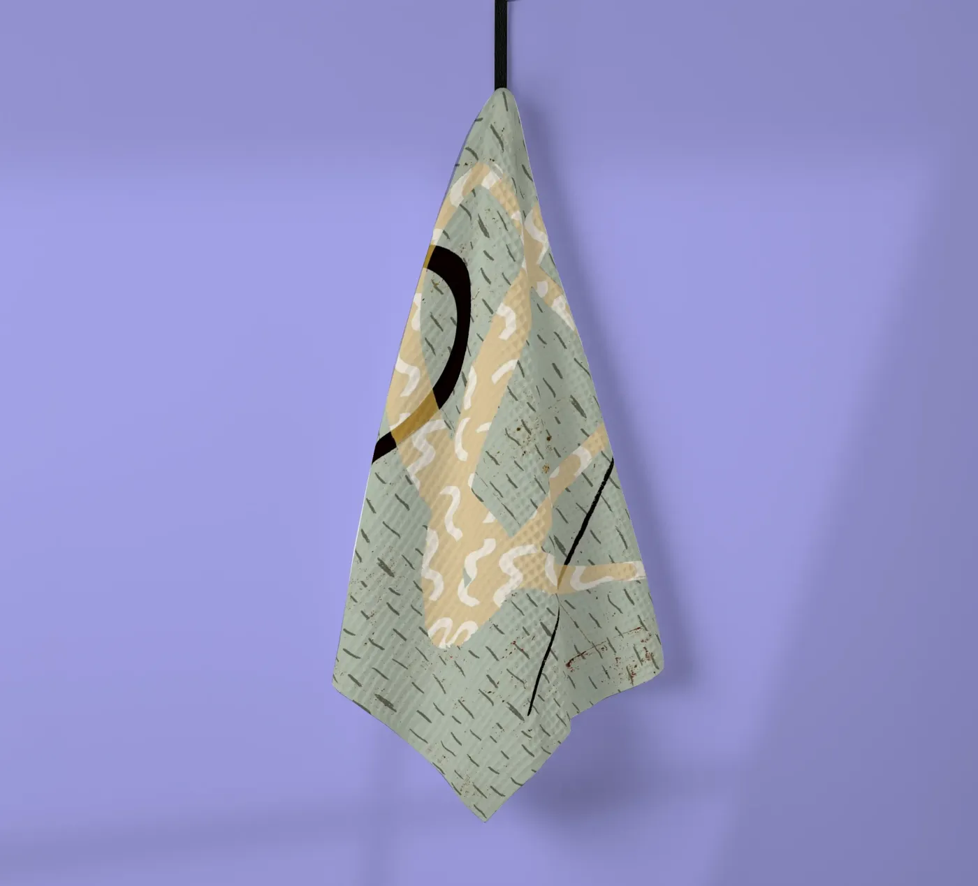 Pattern Balance tea towel by treechild